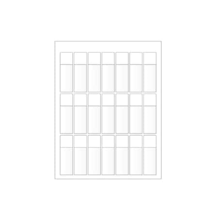 Ziptape Laser Printer Label Sheet Sticker Paper - 1" W x 0.97" H , 210PK ZT-LSL-78-602-10